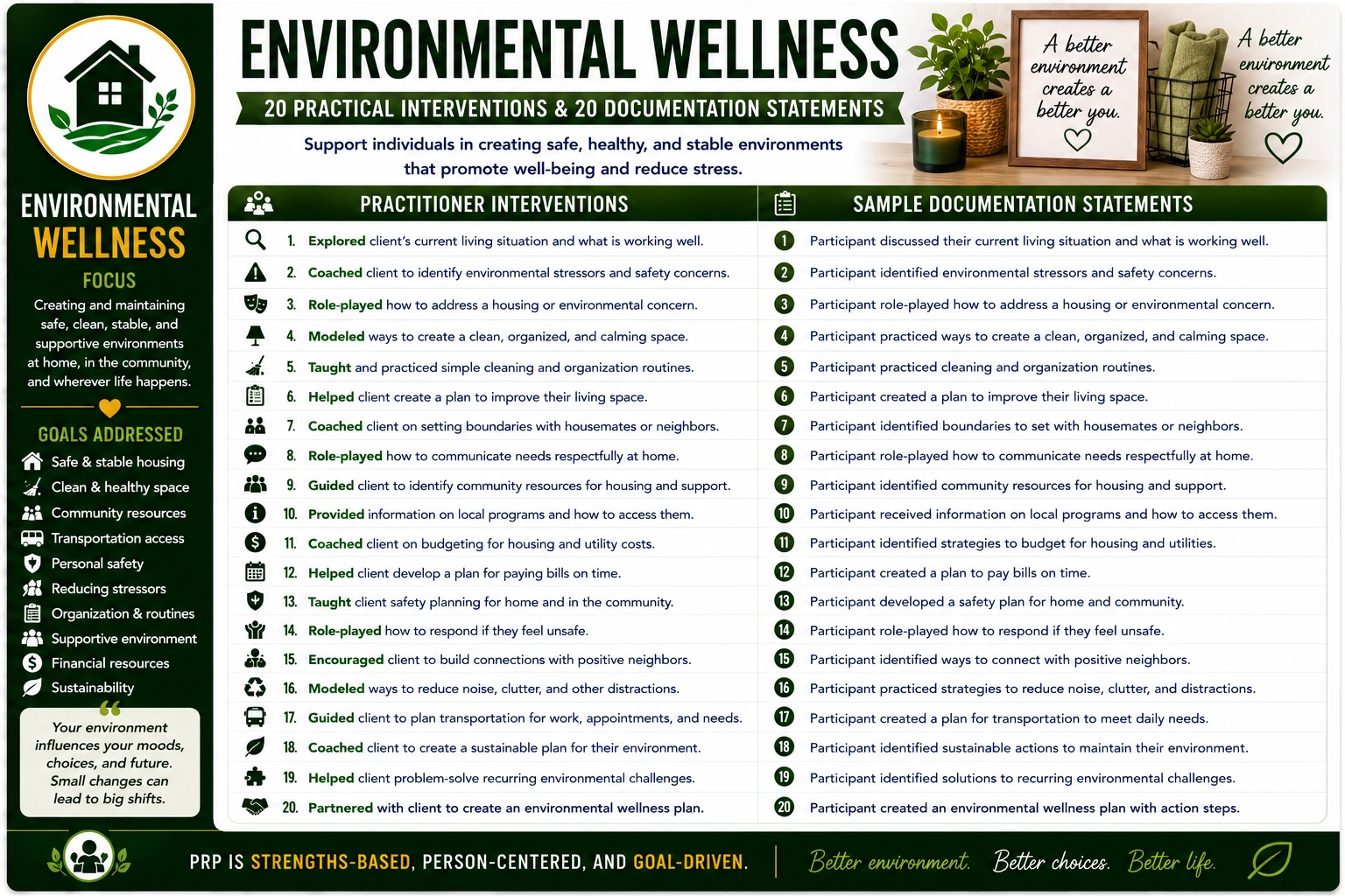 Environmental Wellness original infographic